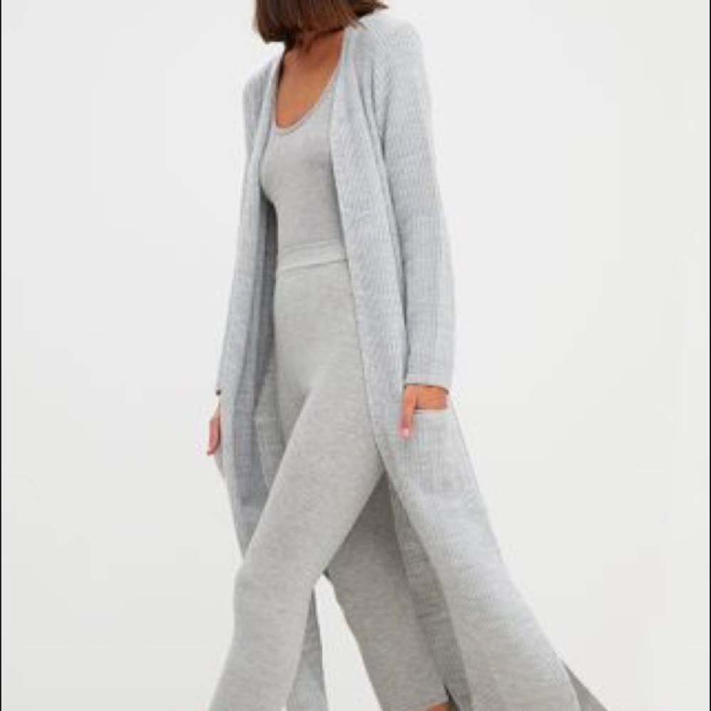 Long Grey Cardigan